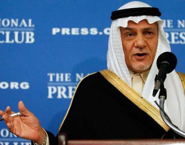 Prince Turki Al Faisal, former director general of the Saudi General ...
