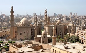 Sultan Hasan Mosque in Cairo.