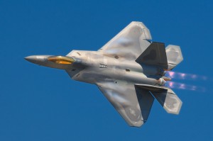U.S. F-22.