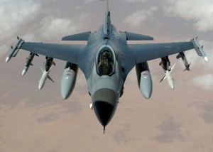U.S. F-16 multirole fighter