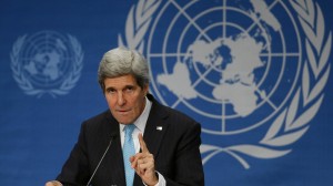 U.S. Secretary of State John Kerry in Montreux, Jan. 22.  /Reuters
