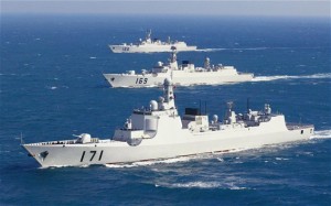 Chinese warships appeared with increasing frequency in 2013 near the Senkakus Islands administered by Japan.  /Zhong Kuirun/ChinaFotoPress/Getty Images