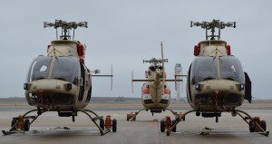 Iraqi Bell-407 armed helicopters.