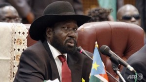 South Sudan’s President Salva Kiir.  /AFP/Ashraf Shazly