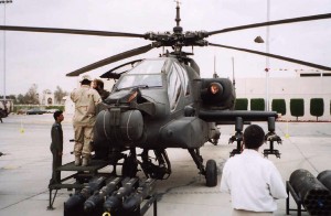 Saudi AH-64 Apache helicopter