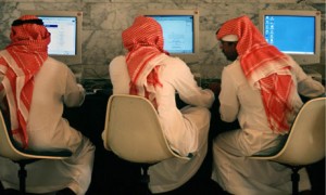 Saudi Arabia leads the field among Arab regimes that practise internet censorship.