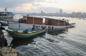 Gaza's Ark was badly damaged and partially sunk in an April 29 attack.