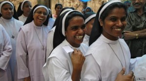 Women in Kerala, India line up to vote.  /Reuters