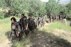 PKK fighters.  /DHA photo