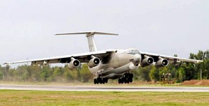 Il-78 aerial refueling tanker.