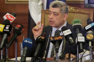 Egyptian Interior Minister Mohammed Ibrahim.  /AP/Amr Nabil