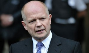 British Foreign Secretary William Hague.  /AFP/Getty Images/Carl Court