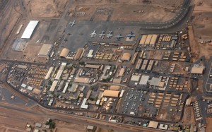 Aerial view of Camp Lemonnier, Djibouti