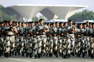 Saudi Arabian National Guard soldiers