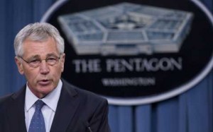 U.S. Defense Secretary Chuck Hagel.  /AFP/Getty Images/Saul Loeb