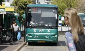 Israeli Egged public transport bus