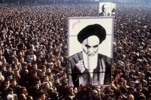 A 1979 rally for the Ayatollah Khomeini in Iran.