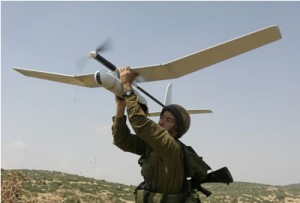 Skylarks were able to operate at very low altitude practically undetectable. Skylark I mini UAV (early version) Photo: Elbit Systems