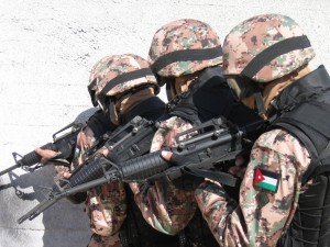 Jordanian soldiers
