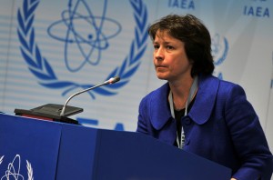 IAEA spokeswoman Gill Tudor