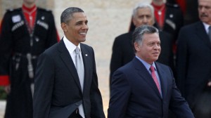 U.S. President Barack Obama and Jordanian King Abdullah
