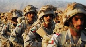 Troops from the United Arab Emirates Ground Force.  /Asharq Al-Awsat