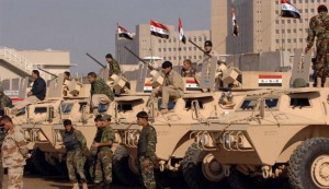 The Iraqi military is reportedly building fortifications near the capital, Baghdad, to repel potential attacks by ISIL.
