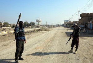 ISIL fighters in Dir Al Zour, Syria.