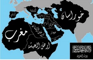 Map released by ISIS.