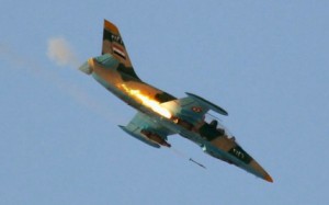 Syrian war plane.  /Reuters