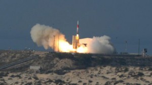 Israeli Arrow-2 missile defense system