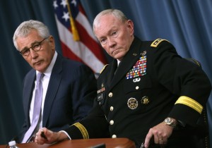 U.S. Defense Secretary Chuck Hagel, left, and Gen. Martin Dempsey.