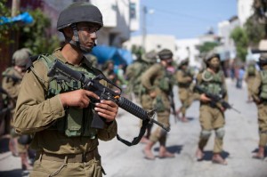 IDF soldiers in the West Bank.