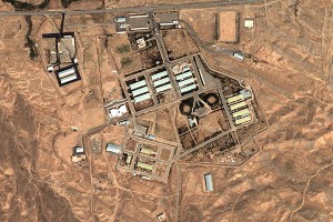 Satellite image of the military complex at Parchin, Iran.