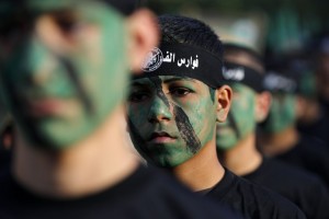 Young recruits for Hamas' new Popular Army at graduation parade in the northern Gaza Strip on Nov. 7.  / Mohammed Abed / AFP