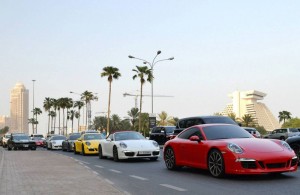 There is no shortage of luxury cars in Qatar.