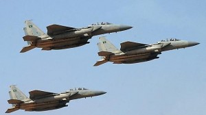 Saudi jet fighters. / Fayez Nureldine / AFP / Getty Images