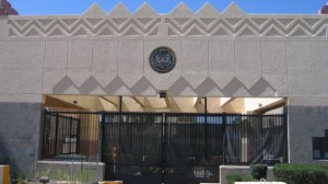 U.S. embassy in Sanaa, Yemen. 