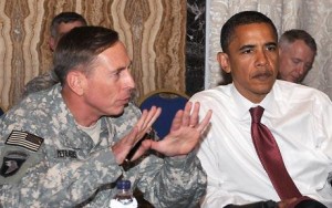 General David Petraeus with President Barack Obama. /AP