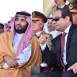 Saudi Prince Mohammed bin Salman, left, and Egypt's President al-Sisi.