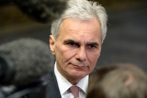 Austria's Chancellor Werner Faymann has led the Social Democrats for seven years, in which time they have seen their popularity sink both in the 2013 national elections and in provincial votes. /AFP/Getty Images