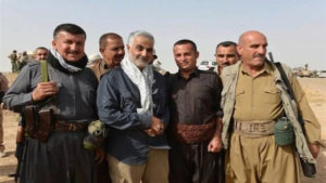 image of Maj. Gen. Qassem Suleimani purportedly showing him on an Iraqi battlefield was published on the website of IRINN state television.