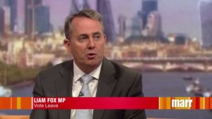 Liam Fox came out early for Brexit. Prime Minister Cameron gambled and lost.