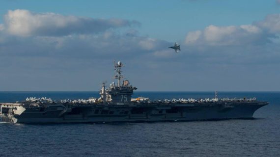U.S. launches first strikes from Mediterranean carrier since 2003