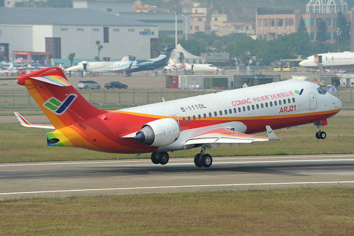 China’s first airliner sputters into service