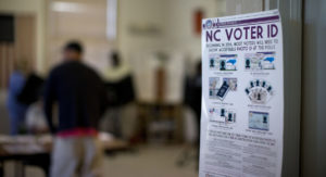 The 4th Circuit Court of Appeals has struck down North Carolina's vote ID law. /AP