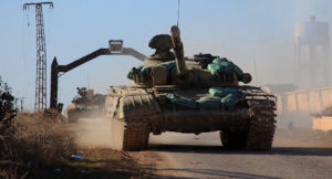 Syrian regime tanks. /AFP