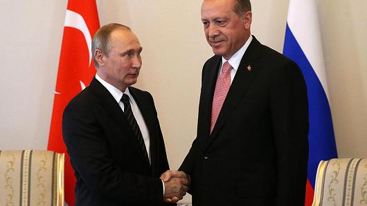 Erdogan and Putin agree to get multi-billion ‘Turkish stream’ energy deal back on track