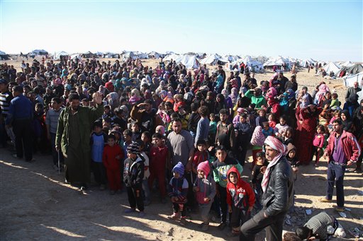 Some 75,000 refugees stranded on Syria-Jordan border reported starving