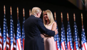 Donald Trump and Ivanka Trump at the Republican National Convention. /Getty Images